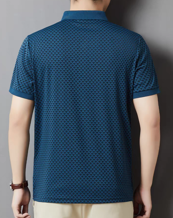 DiamondCrest Luxe Polo T-Shirt